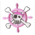 Promotional Embroidered Human Skeleton Applique - 1.2"